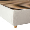 4ft6 Double Bed, Ottoman Bed Frame with Padded Headboard and Under-bed Storage