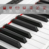 ♬Mustar Digital Piano 88 Keys Portable White Hammer Action Keyboard Pedal MIDI