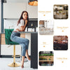 2x Breakfast Bar Stools Velvet Kitchen Counter Chair Lift Chrome Base Pub Restur