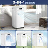Air Conditioning Unit 4-in-1 Portable Air Conditioner Dehumidifier White