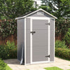 Plastic Outdoor Garden Shed Utility Tools Storage House W/ Window Ventilation UK