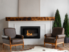 Bio fireplace 650x400 Slim Black with glass