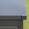 XL Metal Steel Garden Storage Box Large Outdoor Chest Utility Cushion Shed Trunk
