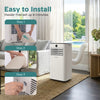 SereneLife 9000 BTU Portable Air Conditioner 3 in 1 Air Con Dehumidifier Fan AC