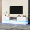 LED TV STAND CABINET UNIT 2 DRAWER MODERN HIGH GLOSS FRONT LIVING ROOM FURNTIURE