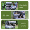 Garden Fountain Water Feature LED Lights Indoor Outdoor Polyresin Statues Decor
