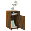 Side Cabinet with Smoked Oak 33x38x60 Engineered Wood K6T2
