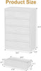 5 Drawer Dresser for Bedroom Chest of Drawers Storage Wooden Dresser Organizer