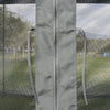 3 x 3(m) Garden Gazebo Double Top Gazebo Canopy w/ Mesh Grey