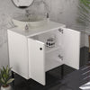 White Bathroom Under Sink Cabinet Basin Storage Cupboard Vanity Unit Eswsnahqjfs