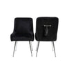 Set of 2 Marco Dining Chairs Brushed Velvet