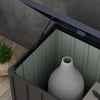 450L Outdoor Garden Storage Box with Wheels, Waterproof and Lockable