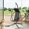 Hanging Swing Chair Outdoor Swing Garden Patio Hanging Wicker Hammock Pod Chair