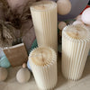 Folding Paper Cylinder Plinth Flower Pedestal Wedding Centerpiece Cake Stand DIY