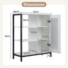 Sideboard Storage Cabinet Buffet Cabinet with Adjustable Shelves