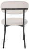 2 Velvet Dining Chairs Velvet Seat Chairs Plush velvet seat and backrest