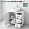Under Sink Cabinet Bathroom Basin Unit Cupboard Storage Furniture & Shelf Boyeoq