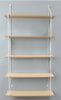 5 Tier Metal Wire Wall Floating Shelves Decoration Storage Shelf Living Room