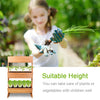 3 Tier Raised Garden Bed Wooden Elevated Planter Grow Box for Flower Herb Green