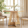 Square Dining Table for 4, 80 x 80 x 75cm Small Kitchen Table with Pedestal Base