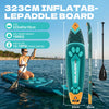 10'6"x33"x6" Inflatable Stand Up Paddle Board for Adults, Ultra-Light Sup Board