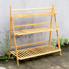 Multiple Flower Plant Pot Stand Folding Ladder Display Shelf Garden Storage Rack