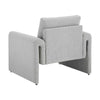 Dusk Alba Light Grey Linen Accent Chair RRP £239