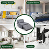 FLEXISPOT Folding Sofa Bed 4-in-1 Convertible Sleeper Sofa Chair for Living Room