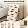 5-Tier Rolling Storage Cart with Drawers,Multi-Purpose Storage Cabinet for Toys