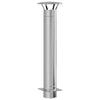 Chimney Extension Silver 35 x 35 x 132 cm Stainless steel