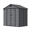 Plastic Sheds Outdoor Garden Shed 8x4FT Wood Grain Utility Tool Storage House