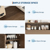 Storage Cabinet with Metal Leg Sideboard Buffet Living Room Entryway Hallway🔥