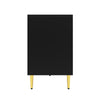Modern Sideboard Storage Cabinet with Adjustable Shelves for Living Room Black