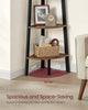 5 Tier Corner Shelf Ladder Shelving Unit Display Bookshelf Hallway Plant Sta