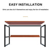 Office Computer Desk Laptop Pc Study Table Desk Home Furniture Workstation Shelf