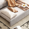 Upholstered Bed 3ft Single Bed Frame 90x190 cm Daybed with Trundle Bed Guest Bed