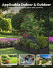 3PCS Raised Garden Bed w/ Trellis Planter Box for Climbing Plant Privacy Screen
