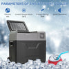 Car Refrigerator, Portable 12, 24V 50L Fridge Freezer
