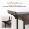Large Bamboo Wood Console Table Home Office Entrance Desk Corner Dressing Table