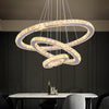 Modern Crystal Chandelier LED Pendant Lights Living Room Bedroom Ceiling Light