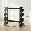 4-Tier Dumbbell Rack, Heavy-Duty Weight Rack for Dumbbells, Black