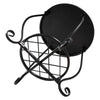 Mosaic Outdoor Side Table Round End Table Iron Accent Table Flower Plant Stand