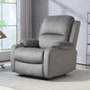Recliner Armchair for Living Room, Recliner Chair with Cup Holder Grey