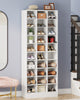 Tribesigns 30-Pair Shoe Cabinet for Entryway Wood Shoe Storage Organizer 10-Tier