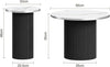 Round Coffee Table, Set of 2 End Tea Table for Living Room Bedroom, Side Tables