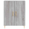 Highboard Grey Sonoma 69.5x34x180 Engineered Wood U0G2
