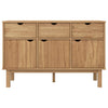 Sideboard Kitchen Storage Cabinet Shelves Cupboard 114x43x73.5cm Solid Wood Pine