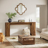 63-Inch Long Console Table, Farmhouse Wood Sofa Table for Hallway, Living Room