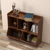 Kids Wooden Toy Storage Cabinet, Multi Shelf Bookshelf Organiser with Cubbies