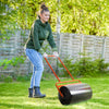 Combination Push/Tow Lawn Roller Filled with 38L Sand or Water Roller Red